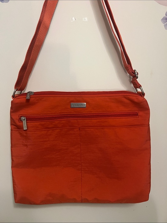 Baggallini Handbags - Baggallini Red-Orange Crossbody Bag